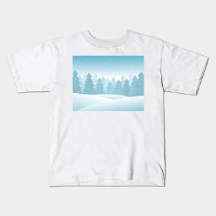 Winter forest Kids T-Shirt